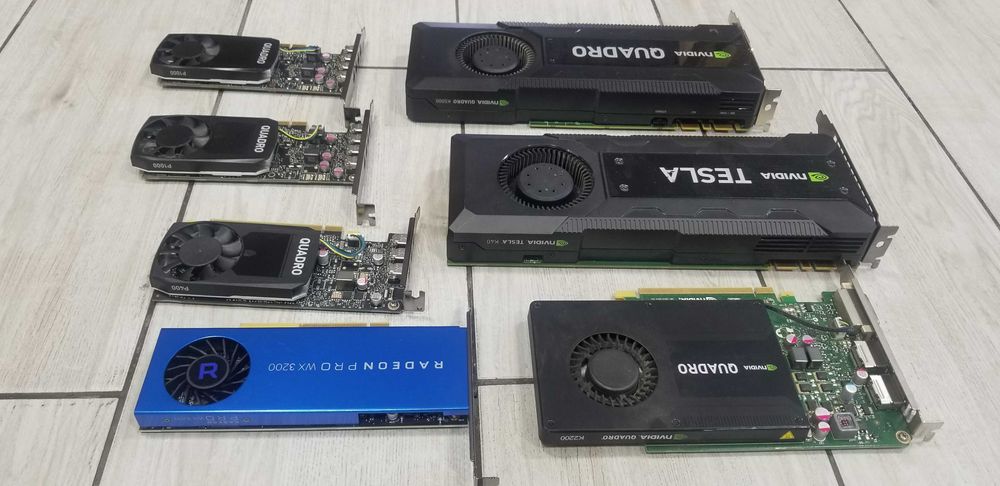 Видеокарта Nvidia Quadro P1000 4 Гб (різні)