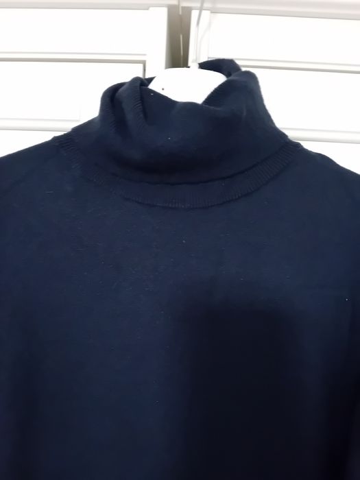 Vero moda sukienka zimowa granatowa