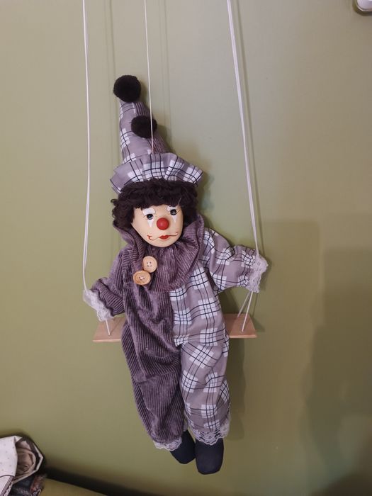 Винтаж. Кукла клоун.