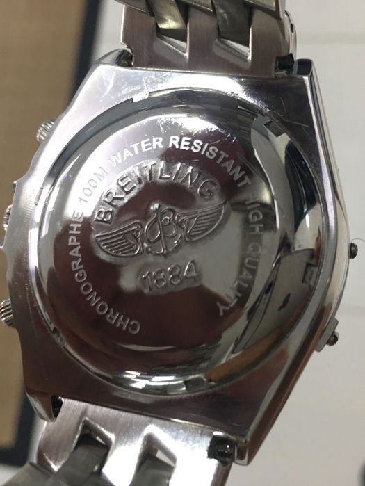 Relógio cronógrafo quartz em aço