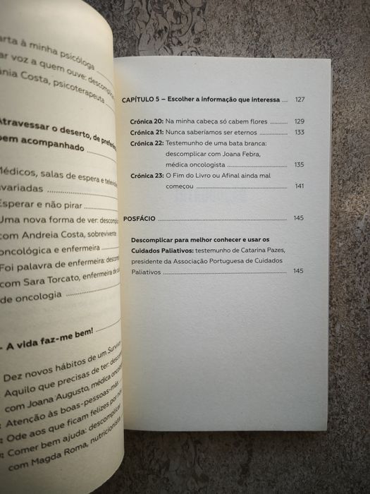 Manual para descomplicar o cancro, Marine Antunes
