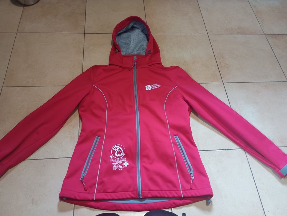Kurtka Softshell czerwona harcerska ZHP rozm L
