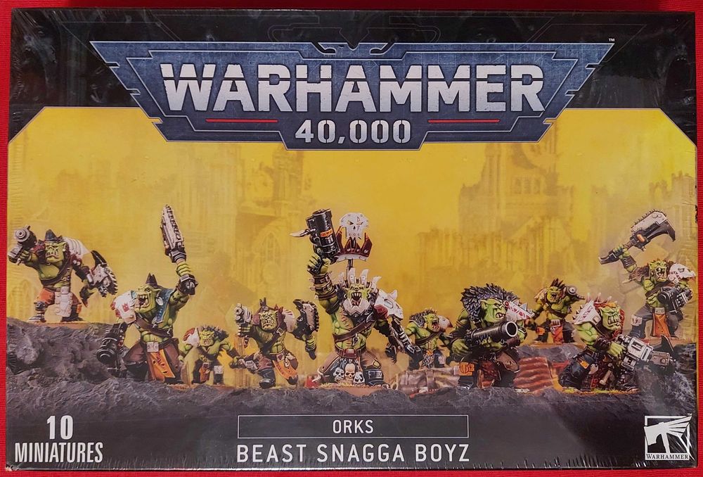 Warhammer 40000: Orks Beast Snagga Boyz.