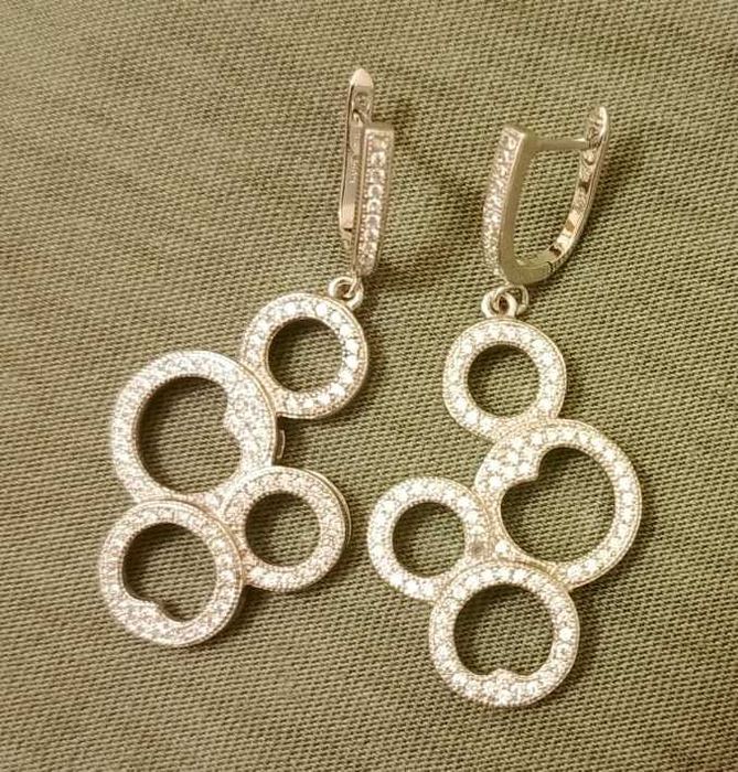 nowe srebrne kolczyki damskie Kruk prezent biżuteria