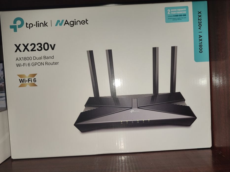 Маршрутизатор/роутер TP-Link XX230V AX1800 GPON ONU