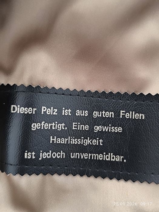 Naturalne futro panterka r. 38