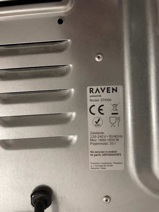 Piekarnik Raven stan dobry