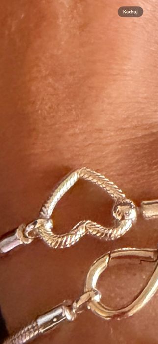Oryginalna bransoletka pandora serce
