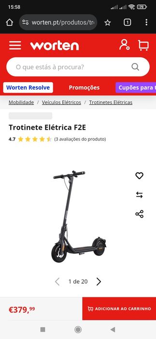 Trotinete Segway Ninebot F2