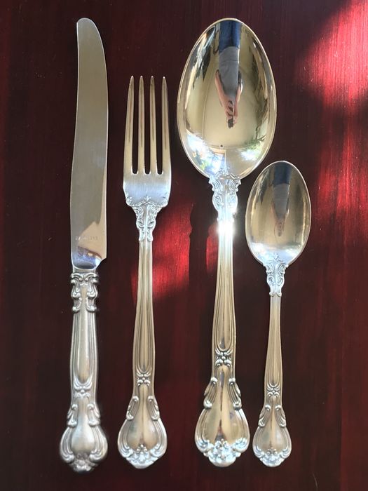 Столовое серебро (925) GORHAM набор 6 персон 24/30/40 предмета