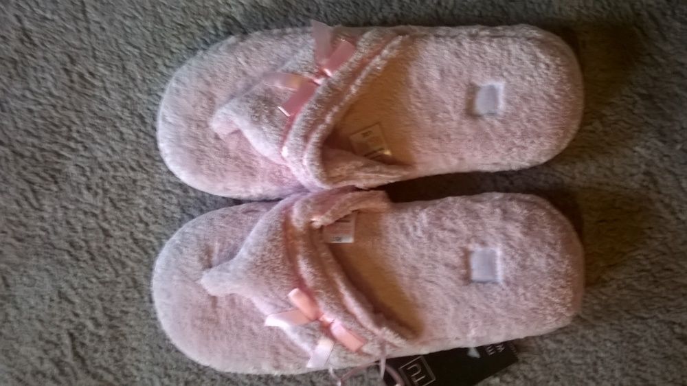 Nowe Klapki Japonki z kokardką rozmiar 39-40