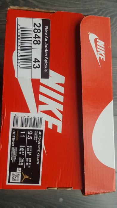 Кросівки Air Jordan Spizike Low Black FQ1759 001