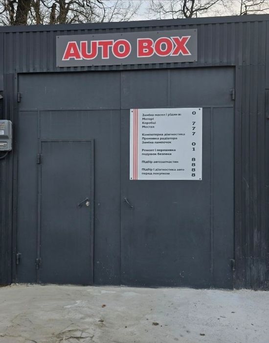 Гаражний бокс , сервіс