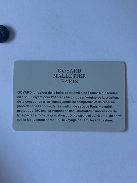 Porta-cartões goyard original