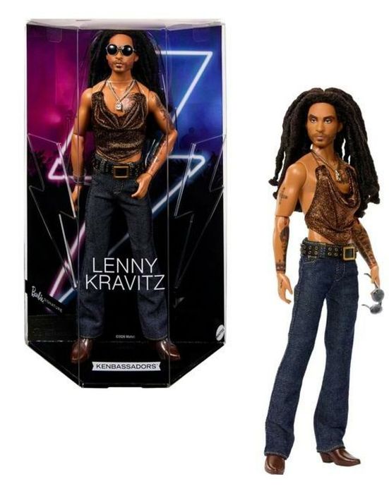Barbie Signature Kenbassadors Lenny Kravitz pudełko,