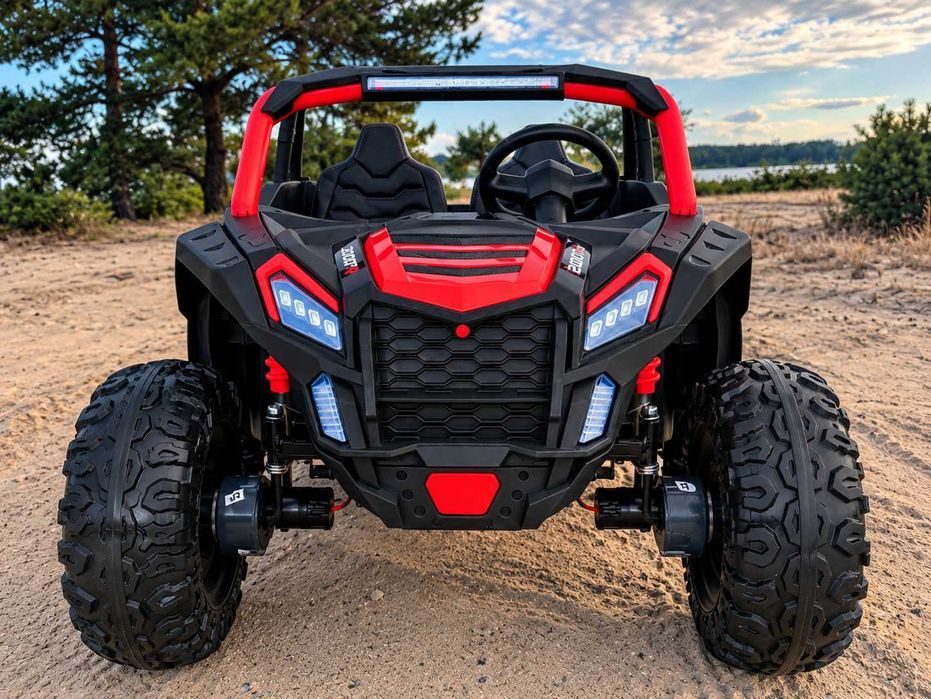 Pojazd na Akumulator Buggy ATV Racing 4x4 dla Dzieci. LED Panel Audio