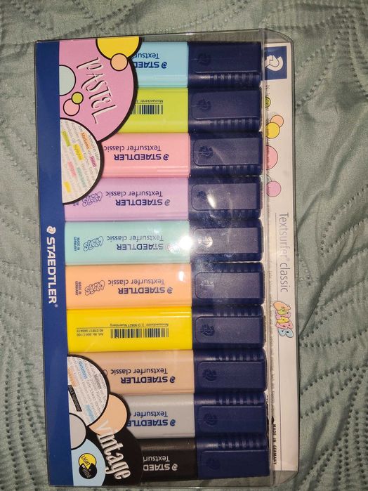 Marcadores stadler cores pastel