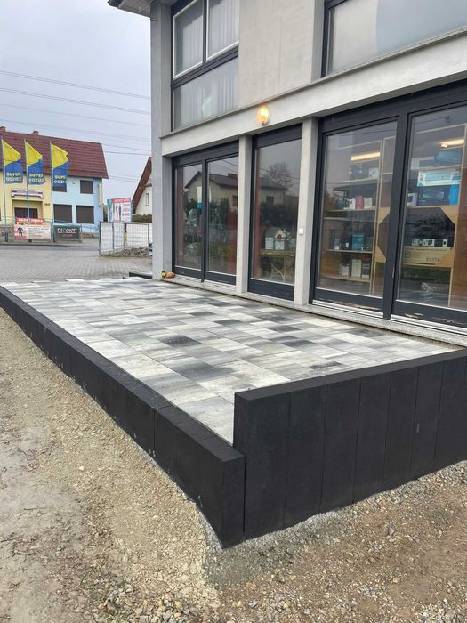 Palisada King 12x25x100cm duże palisady oporowy podwyższenie opornik