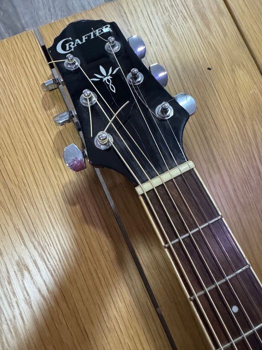Guitarra Acústica Crafter HD-24-BK - com afinador