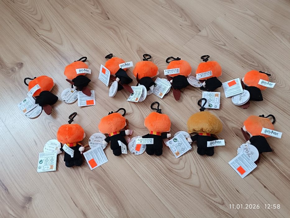 Breloki pluszaki Harry Potter Ron Hermiona