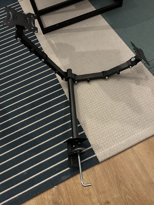 Uchwyt na 2 monitory ramię na biurko