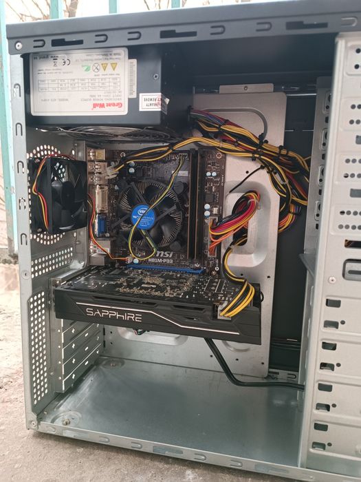 ИГРОВОЙ компьютер игровой ПК i5 4460 RX 470 SSD Монитор клавиатура