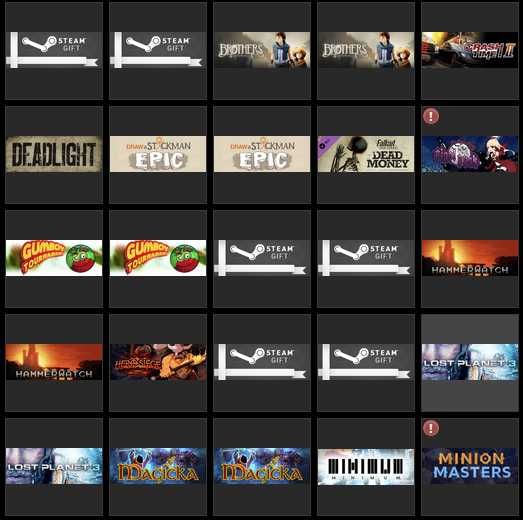 Steam игры (список внутри)