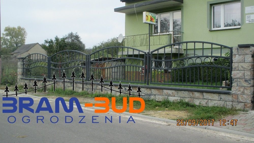 ogrodzenia nowoczesne, automatyka bram kute