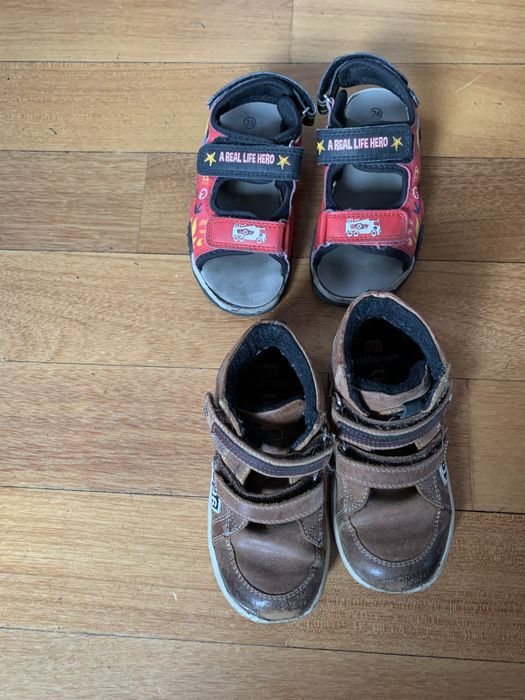 Rozmiar 26 2 pary butow chlopiecych sandaly i przejsciowe botki