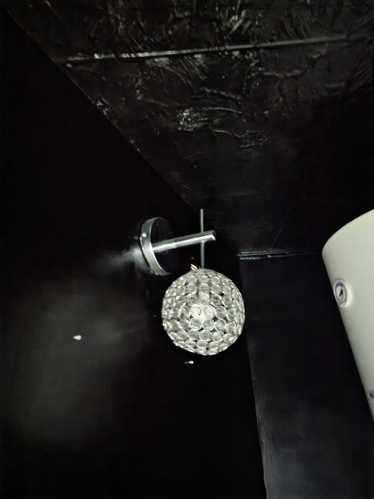 Lampa kula krysztalki