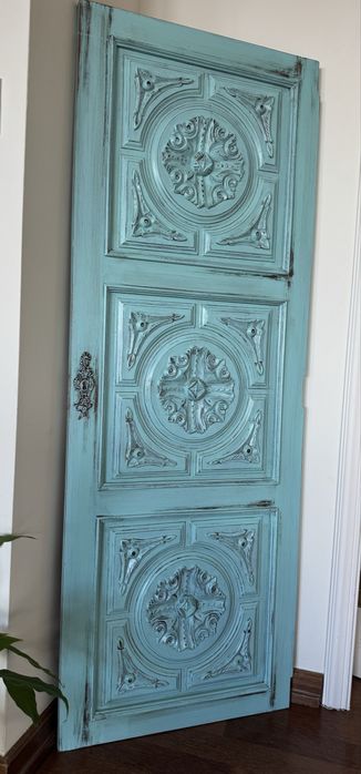 Antiga porta de madeira para decoração 135x50cm