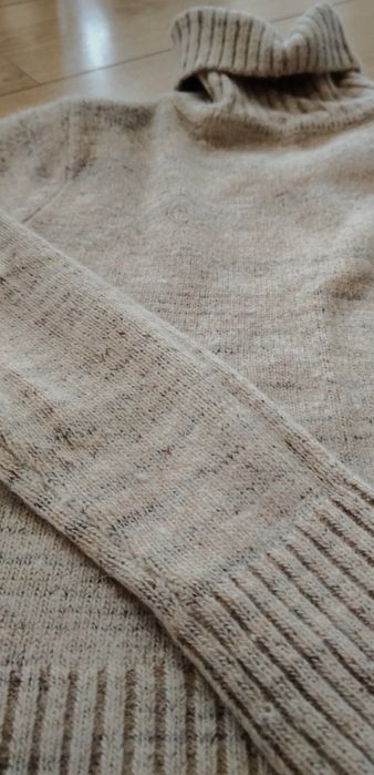 Golf damski melanzowy bez