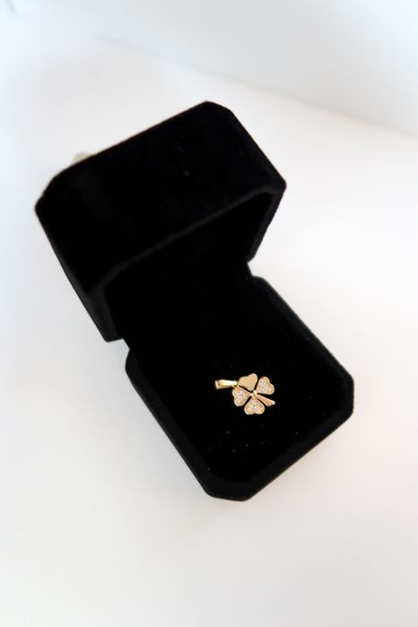 Złota Zawieszka Koniczyna | Próba Złota 585