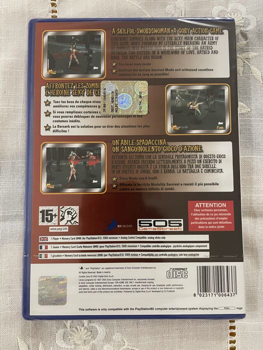 Jogo ps2 selado novo.