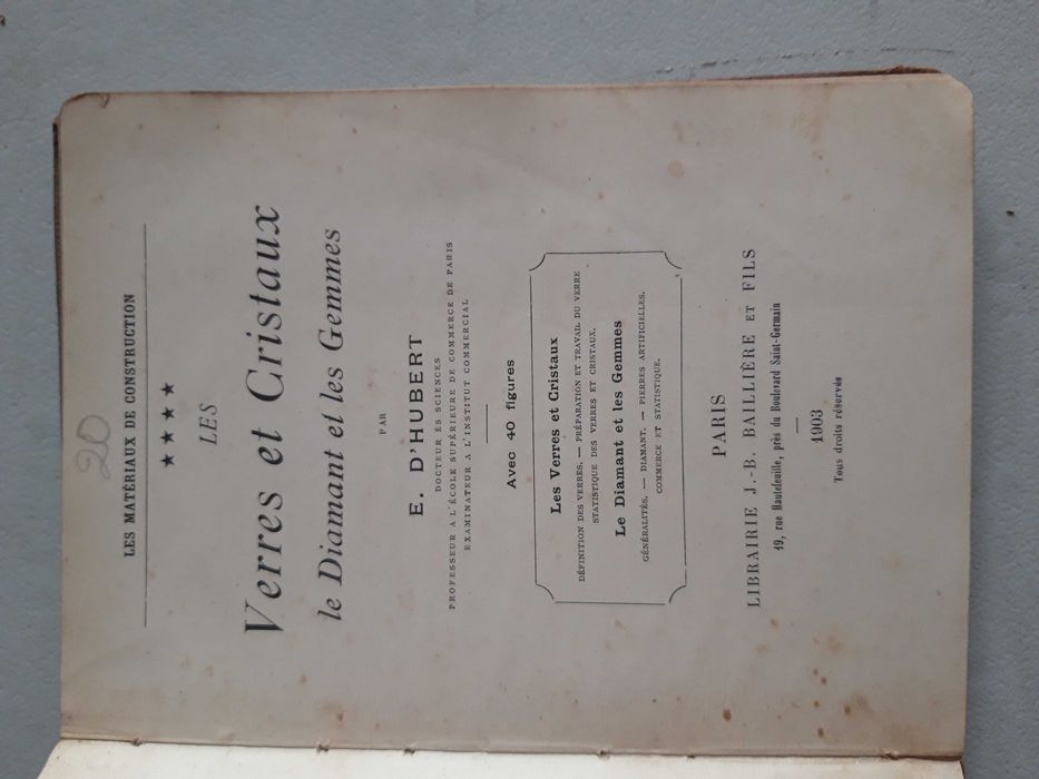 Livro Ref Par1 - Verres et Cristaux