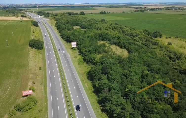 Фасадна до траси ділянка. 1.6 га. Велика Омеляна - Грушвиця