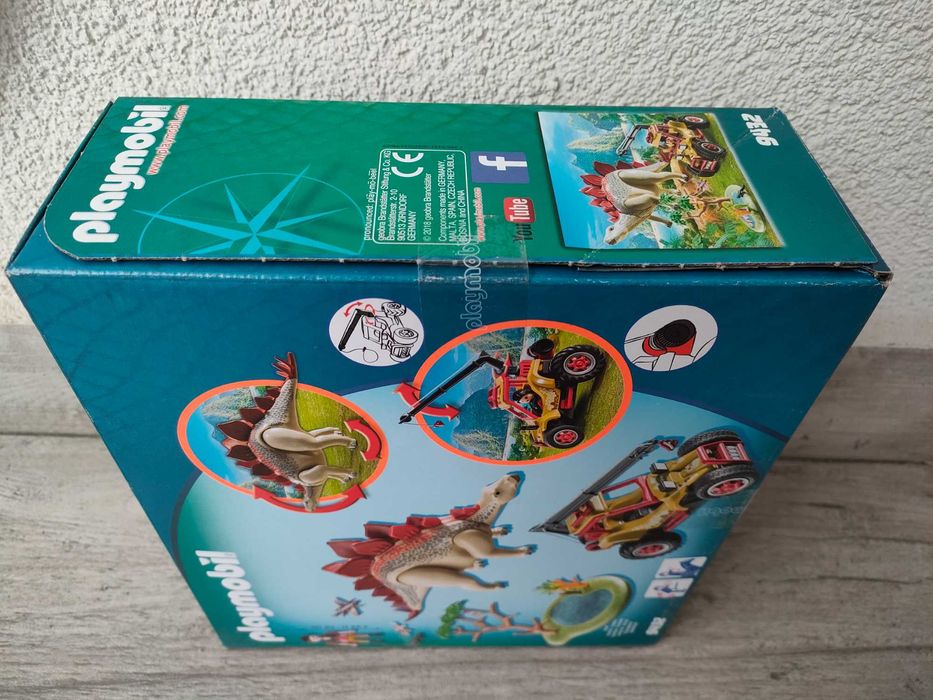 Playmobil Dinos 9432 Dinozaur Stegozaur Pojazd Badawczy NOWY W-wa Lego