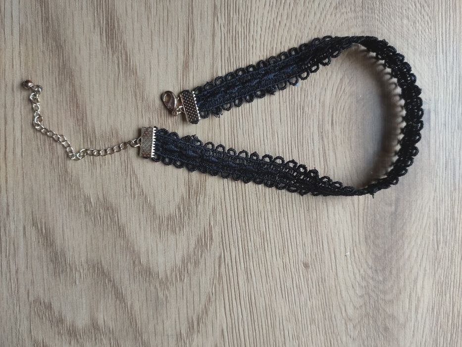 Кружевное украшение на шею чёрное колье Чокер