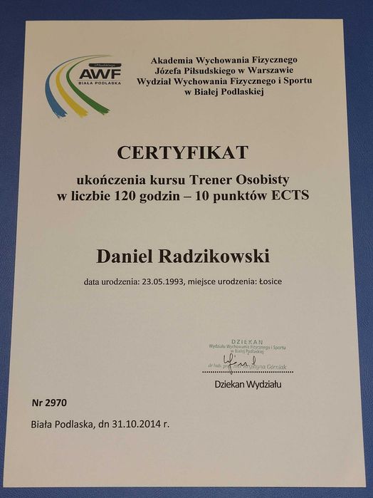 Trener personalny Warszawa - ZDROFIT