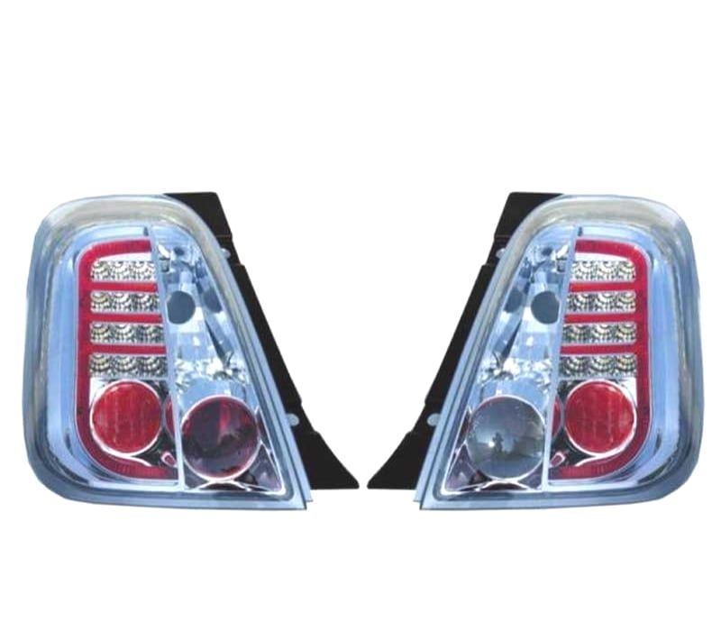 FAROLINS FIAT 500 07- LED FUNDO CROMADO