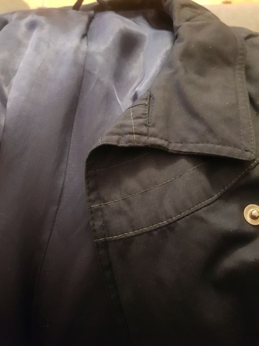 Płaszcz wiosenny, granatowy, rozmiar L/XL