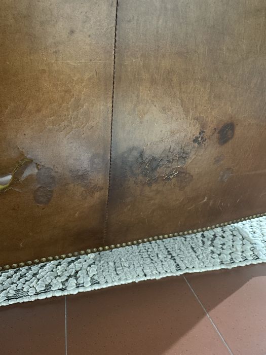 Sofas em pele antigos