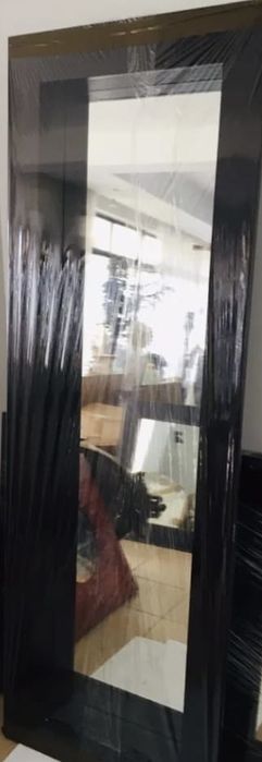 Espelho NOVO de caixa madeira carvalho wengue