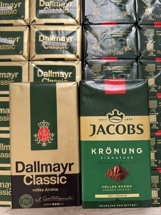 12x 500g kawa mielona Jacobs Kronung lub Dallmayr Classic z Niemiec