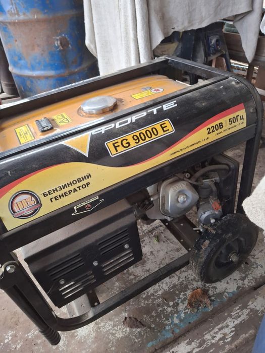 Генератор бензиновый 7 кВт  ( газ) Forte FG 9000 E