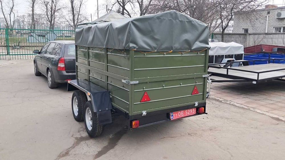 Прицеп Двухосный Лучший помощник ЗСУ Зимний тент в подарок!