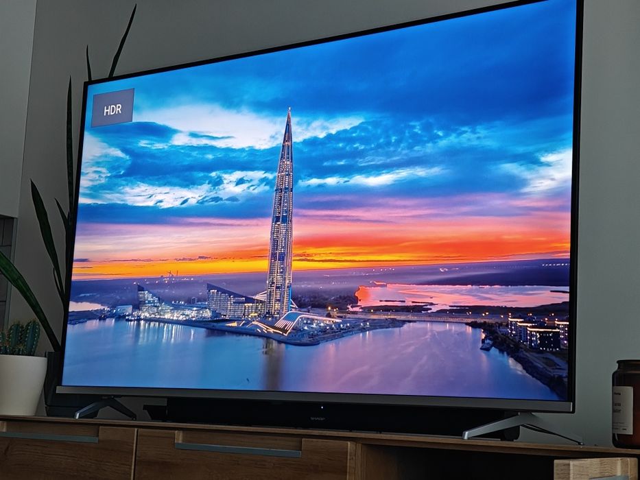 Telewizor Sharp 50" QLED 4K Smart TV Google TV (2024) – Stan Idealny, Karton