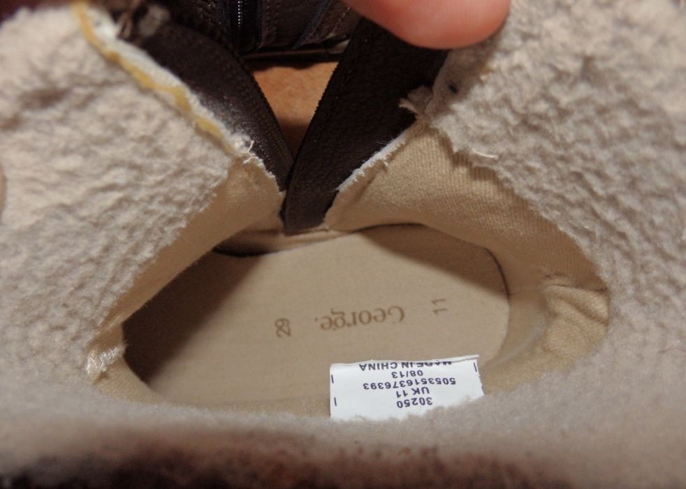 Buty Kozaki na jesień zimę George rozm. 29 j.nowe