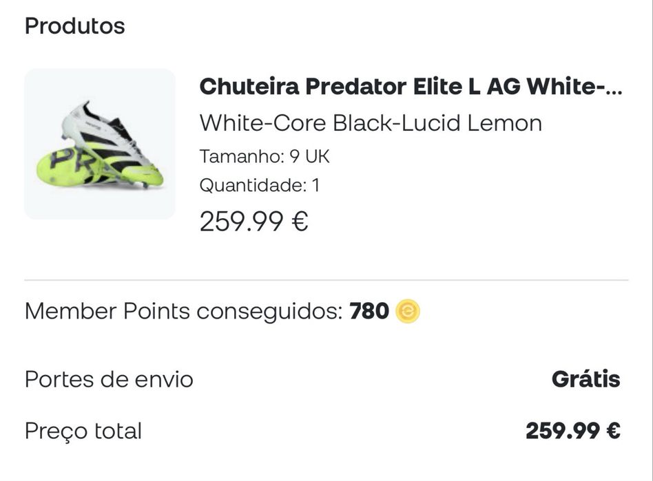 Chuteira Adidas Predator Elite AG