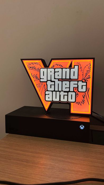 Lampka 3D LED "GTA VI"